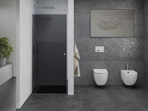 Mexen Pretoria otočné sprchové dveře 70 cm, Grafitově černá, Chromovaná