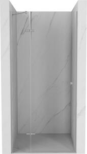 Mexen Roma otočné sprchové dveře 80 cm, Průhledné, Chromovaná