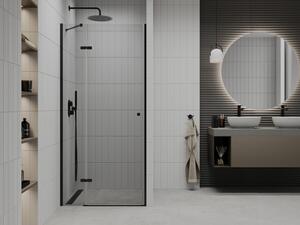 Mexen Roma otočné sprchové dveře 70 cm, Průhledné, Černá