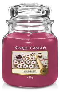 Yankee Candle - vonná svíčka Merry Berry (Linecké cukroví) 411g