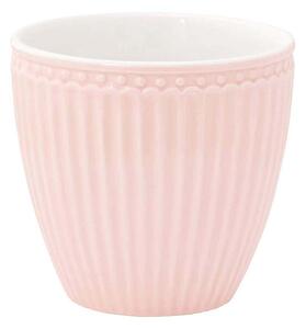 Green Gate - porcelánový latte hrnek Alice Pale Pink 350 ml