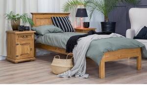 Jednolůžková postel rustikální