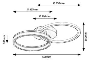 Rabalux 71479 - LED Stm stropní sv SERAPHIEL LED/38W/230V 3000-6500K 60x35 cm+DO