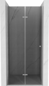 Mexen Lima skládací sprchové dveře 70 cm, Grafitově černá, Chromovaná