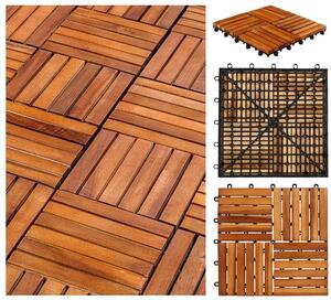 Stilista 77224 STILISTA dřevěné dlaždice, mozaika 6, akát, 3 m²