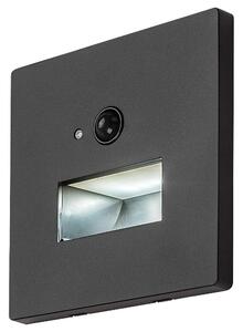 Rabalux 77197-LED Schod sv se senz poh a soum LUNCA 1W/230V 3000/4500/6500Kčerná