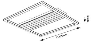 Rabalux 71458 - LED Stropní svítidlo NOXELLE LED/30W/230V 3000/4500/6000K