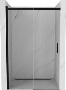 Mexen Omega rozsouvací sprchové dveře 100 cm, Průhledné, Černá