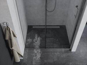 Mexen Apia rozsouvací sprchové dveře 90 cm, Průhledné, Chromovaná