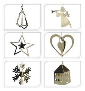 Home & Styling Collection Andělské zvonění, zlaté Varianta: se stromečky