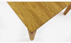 Jídelní stůl z masivu rozkládací dub, Houston 160-210 x 90 cm