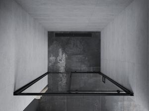 Mexen Apia rozsouvací sprchové dveře 90 cm, Průhledné, Černá
