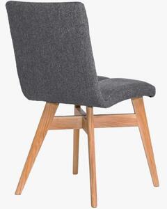 Jídelní židle skandinávský styl, barva šedá tmavá Arona