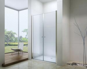Mexen Texas otočné sprchové dveře 80 cm, Průhledné, Chromovaná