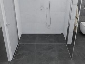 Mexen Pretoria Duo otočné sprchové dveře 140 cm, Průhledné, Chromovaná