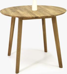 Jídelní stůl kulatý - dubový, Tomas 90 cm