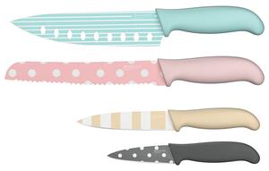 ERNESTO® Sada nožů, 4dílná (barevná) (100352060001)