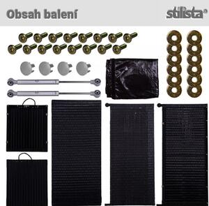 Stilista 81756 STILISTA Zahradní úložný box, černý, 122 x 62 x 56 cm