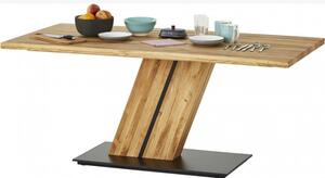 Jídelní stůl z jednou nohou - dubový 180 x 90, calgary