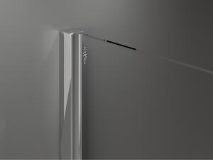Mexen Velar rozsouvací sprchové dveře Walk-in 70 cm, Průhledné, Chromovaná