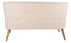 Designová pohovka Laraine 140 cm krémová