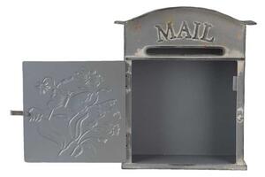 Clayre & Eef Retro kovová poštovní schránka MAIL s patinou