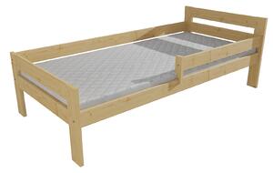 Vomaks Dětská postel M 009 NEW* se zábranou Rozměr: 90 x 160 cm, Barva: surové dřevo