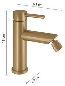 Gedy - Bidetová baterie COMO 18 cm zlatá