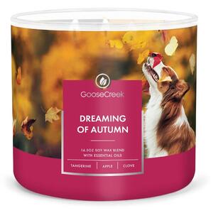 Goose Creek - vonná svíčka Dreaming of Autumn (Snění o podzimu) 411g