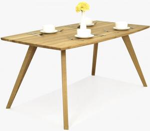 Jídelní stůl z dubu - oválny, Golem 160 x 90 cm