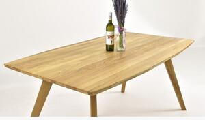 Jídelní stůl z dubu - oválny, Golem 160 x 90 cm