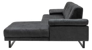 Designová rohová sedačka Vatusia 314 cm antracitová - pravá
