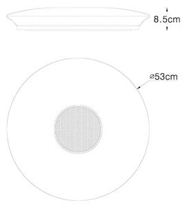 GLOBO 41329N - LED RGBW Stmívatelné stropní svítidlo NICOLE LED/50W/230V + DO