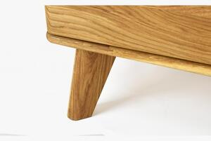 Retro konferenční stůl z dubu, janosik typ 66