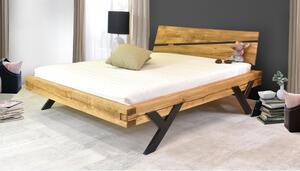 Luxusní postel z masivu model Y - dub 160 x 200 cm