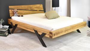 Luxusní postel z masivu model Y - dub 160 x 200 cm