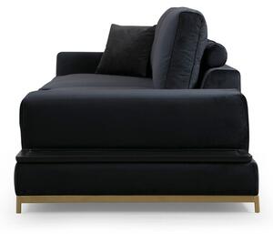Designová sedačka Dashania 320 cm černá - Skladem