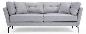 Designová 3-místná sedačka Basiano 214 cm šedá