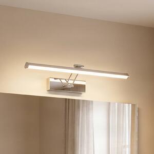 Lindby Sanya LED světlo nad zrcadlo, 60 cm, Chrom / stříbro, Koupelna, kov, Moderní