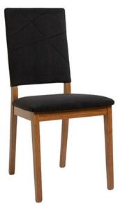 FORN jídelní židle dub stirling/černá