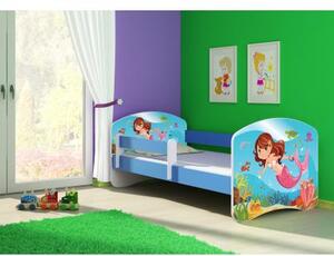 Dětská postel ACMA II Modrá 140x70 + matrace zdarma, Barvy ACMA 04 - Superauto