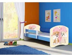 Dětská postel ACMA II Modrá 140x70 + matrace zdarma, Barvy ACMA 04 - Superauto