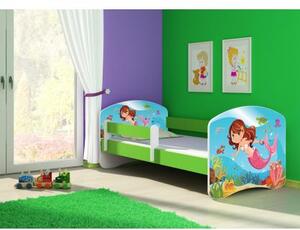 Dětská postel ACMA II Zelená 140x70 + matrace zdarma, Barvy ACMA 04 - Superauto