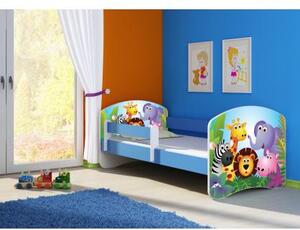 Dětská postel ACMA II Modrá 140x70 + matrace zdarma, Barvy ACMA 42 - Traktor