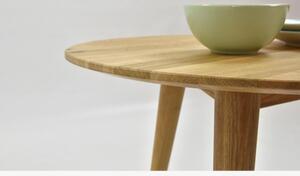 Kulatý konferenční stolek - masiv dub, Trondheinm