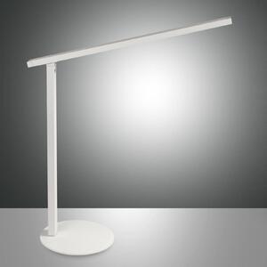 LED stolní lampa Ideal se stmívačem, bílá