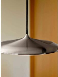DFTP by Nordlux LED závěsné světlo Artist, Ø 25 cm, ocelová barva, nerezová ocel, stmívatelný, Hliník / šedá / zinek, Obývací pokoj / jídelna, Nerezová ocel, Skandinávský