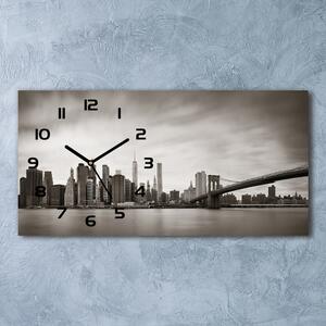Skleněné hodiny na stěnu Manhattan New York pl_zsp_60x30_f_100924345