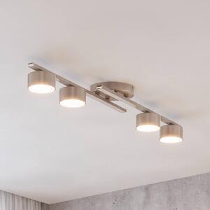 EMIBIG LIGHTING Stropní světlo FRAGMENT, béžové, délka 87 cm, 4ramenné, kovové, stmívatelný, Krémová / jantar, Obývací pokoj / jídelna, kov, Moderní, Stropní půlkruhové světlo s prostorem
