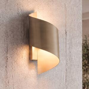 EMIBIG LIGHTING Nástěnné světlo SPINER, béžové, výška 30 cm, kov, G9, stmívatelný, Krémová / jantar, Obývací pokoj / jídelna, kov, Moderní